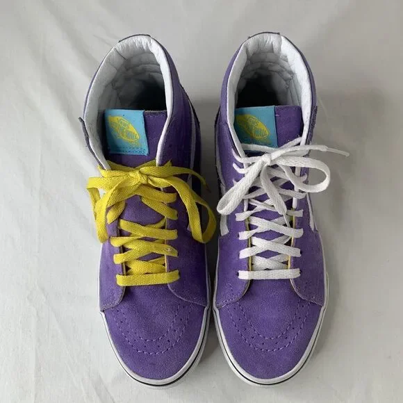 VANS The Simpsons Lisa 4 Prez Sk8-Hi Ltd. Ed. Purple Shoes Men's 4.5 Women's 6